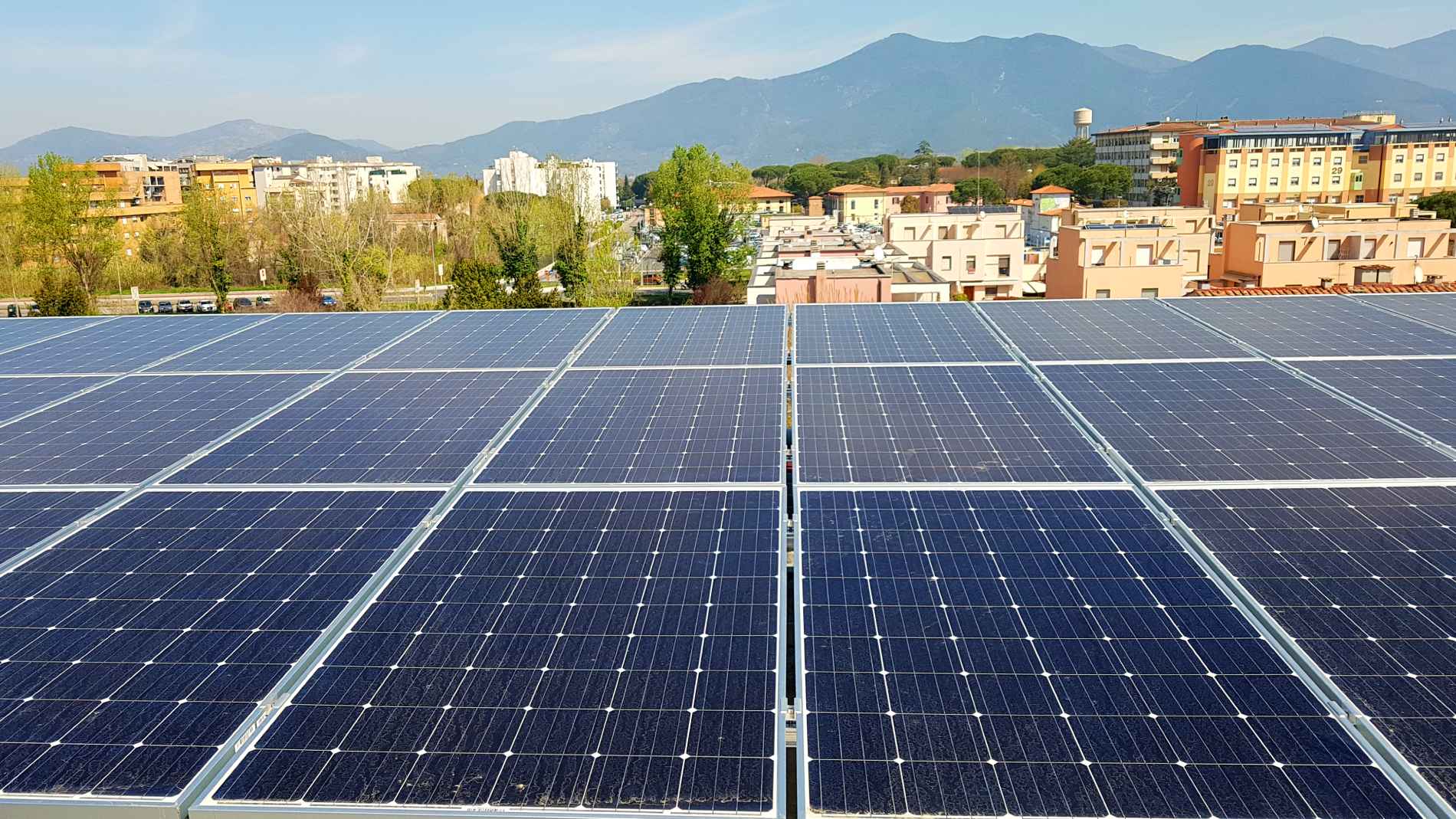 Impianto solare a Pisa