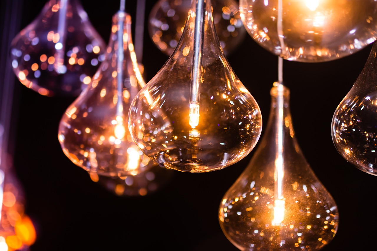 Lampadine accese
