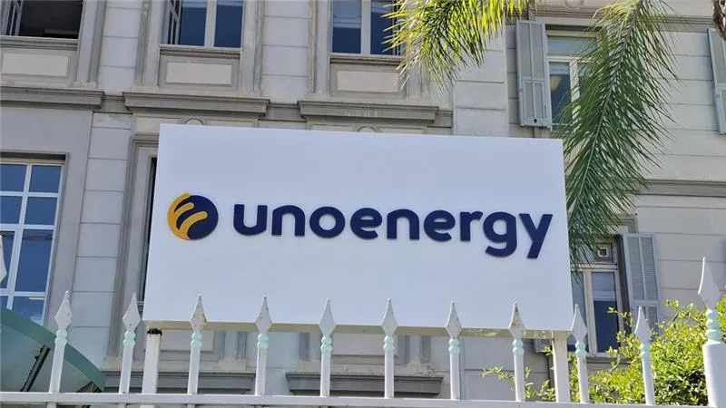 Logo Unoenergy della sede di Sanremo